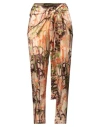 Tela Woman Pants Apricot Size 6 Viscose, Elastane In Orange