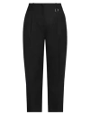 Tela Woman Pants Black Size 10 Polyester, Virgin Wool, Elastane