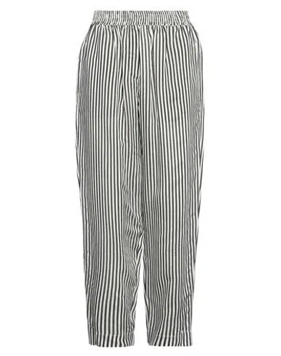 Tela Woman Pants Black Size 10 Viscose, Silk