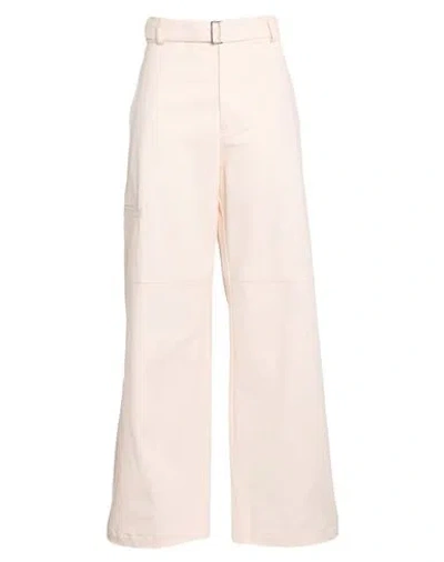 Tela Woman Pants Cream Size 6 Cotton, Elastane In White