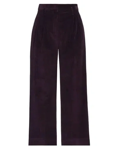 Tela Woman Pants Deep Purple Size 10 Cotton