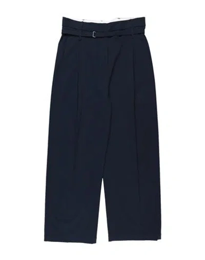 Tela Woman Pants Midnight Blue Size 8 Cotton, Elastane