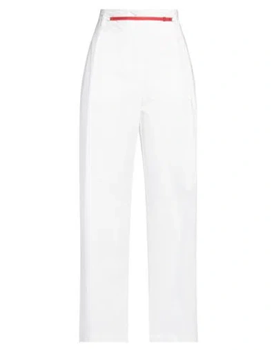 Tela Woman Pants White Size 8 Cotton