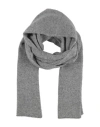 Tela Woman Scarf Grey Size - Alpaca Wool, Polyamide, Virgin Wool, Elastane