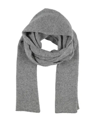 Tela Woman Scarf Grey Size - Alpaca Wool, Polyamide, Virgin Wool, Elastane