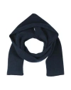 Tela Woman Scarf Navy Size - Alpaca Wool, Polyamide, Virgin Wool, Elastane