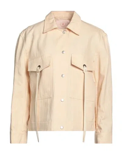 Tela Woman Shirt Sand Size S Cotton, Linen In Beige
