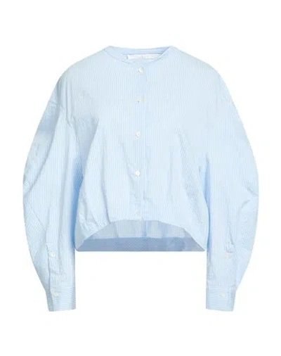 Tela Woman Shirt Sky Blue Size 6 Cotton, Polyamide