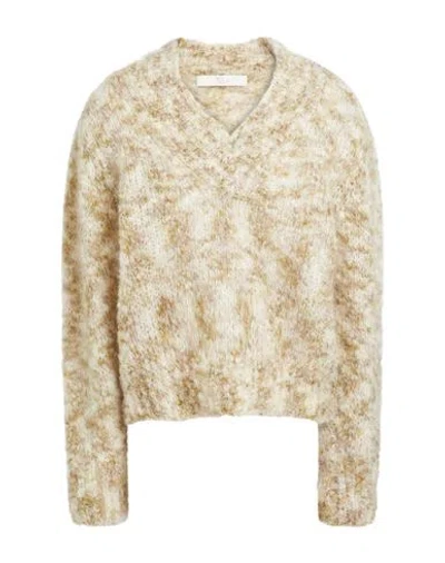 Tela Woman Sweater Ivory Size Xs Mohair Wool, Polyamide, Wool In Gray