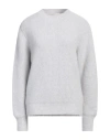 Tela Woman Sweater Light Grey Size S Polyamide, Alpaca Wool, Wool, Elastane