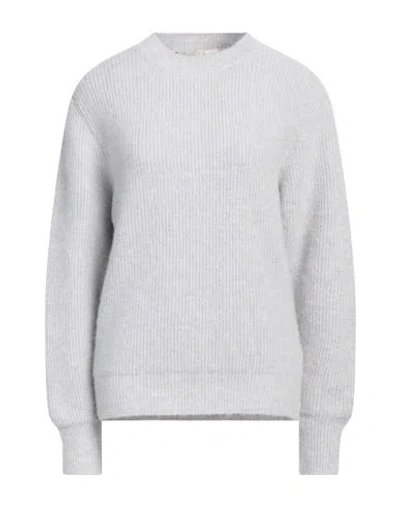 Tela Woman Sweater Light Grey Size S Polyamide, Alpaca Wool, Wool, Elastane In Grey