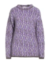 Tela Woman Sweater Purple Size Xs Wool, Polyamide, Acrylic In Pink