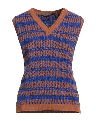 Tela Woman Sweater Tan Size S Cotton, Nylon In Brown