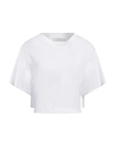 Tela Woman T-shirt White Size L Cotton