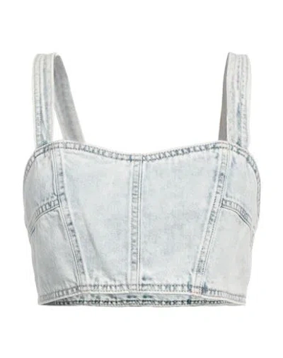 Tela Woman Top Blue Size S Cotton