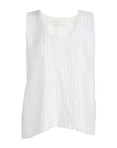 Tela Woman Top White Size M Acetate, Viscose