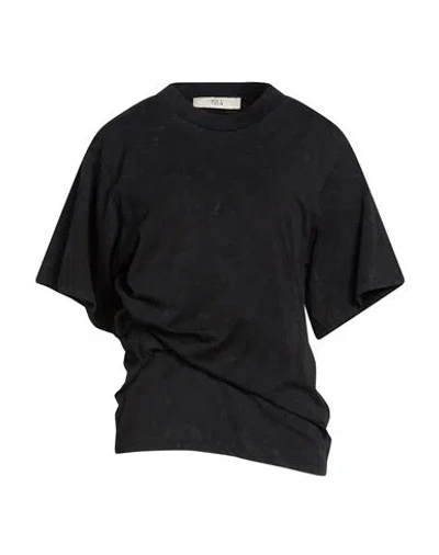 Tela Woman T-shirt Black Size Xs Cotton