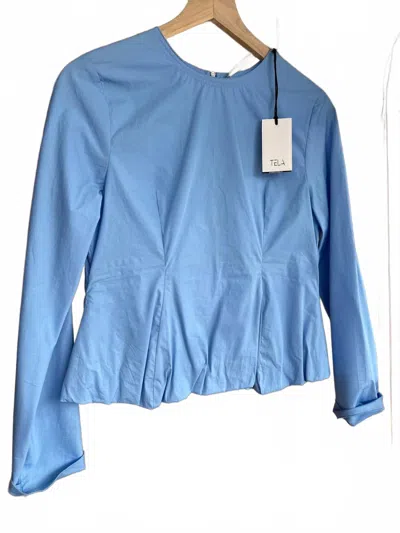 Tela Women's Olga Shirt In Light Blue