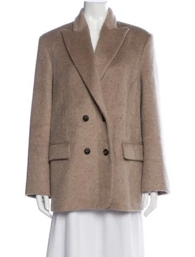Pre-owned Tela Wool Blazer In Neutral