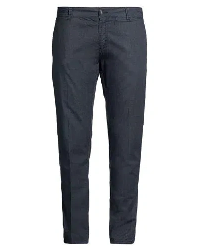 Telamira Man Pants Blue Size 40 Cotton, Elastane