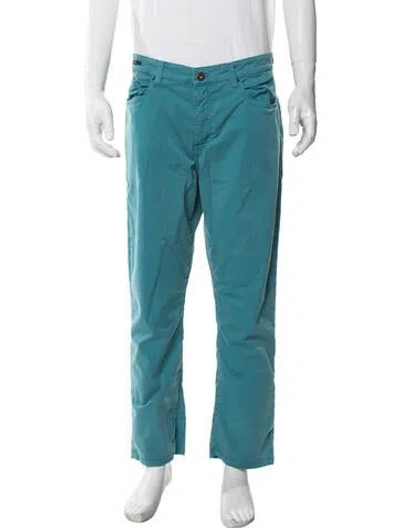 Pre-owned Teleria Zed Chinos In Blue