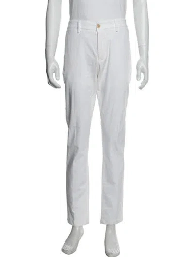 Pre-owned Teleria Zed Chinos In White