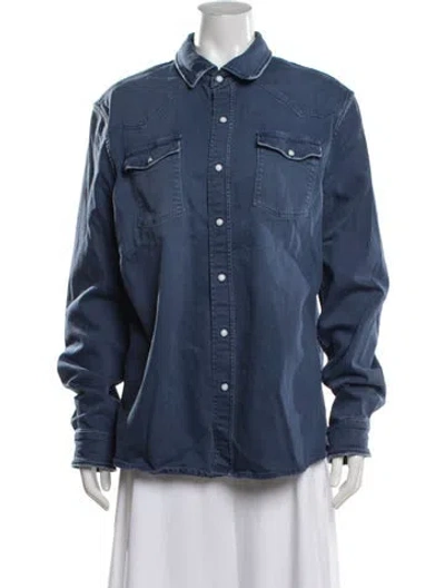 Pre-owned Teleria Zed Denim Jacket In Blue