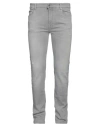 Teleria Zed Man Jeans Grey Size 30 Cotton, Elastane In Grey