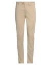 Teleria Zed Man Pants Beige Size 31 Cotton, Elastane
