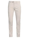 Teleria Zed Man Pants Beige Size 32 Cotton, Elastane