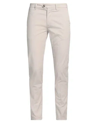 Teleria Zed Man Pants Beige Size 32 Cotton, Elastane