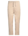 Teleria Zed Man Pants Beige Size 32 Lyocell, Cotton, Lycra, Elastane In Beige
