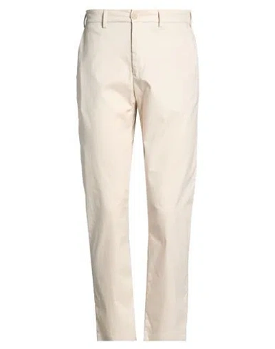 Teleria Zed Man Pants Beige Size 34 Cotton, Nylon, Elastane In Pink