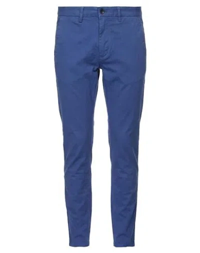 Teleria Zed Man Pants Bright Blue Size 31 Cotton, Elastane