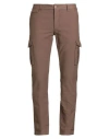 Teleria Zed Man Pants Brown Size 33 Cotton, Modal, Elastane In Brown