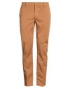 Teleria Zed Man Pants Brown Size 34 Cotton, Elastane