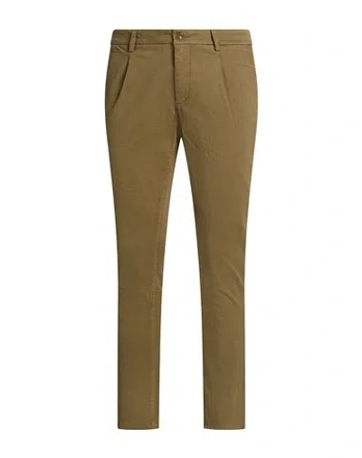 Teleria Zed Man Pants Camel Size 30 Cotton, Elastane In Neutral