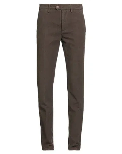 Teleria Zed Man Pants Chocolate Brown Size 31 Cotton, Elastane