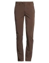 Teleria Zed Man Pants Dark Brown Size 30 Cotton, Elastane