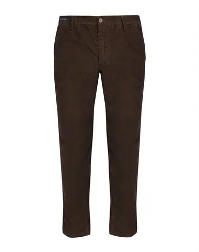 Teleria Zed Man Pants Dark Brown Size 31 Cotton, Elastane