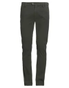 Teleria Zed Man Pants Dark Green Size 34 Cotton, Elastane In Green