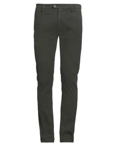 Teleria Zed Man Pants Dark Green Size 34 Cotton, Elastane
