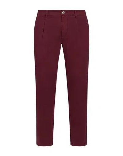Teleria Zed Man Pants Garnet Size 35 Cotton, Elastane In Red