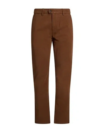 Teleria Zed Man Pants Light Brown Size 31 Cotton, Elastane In Multi