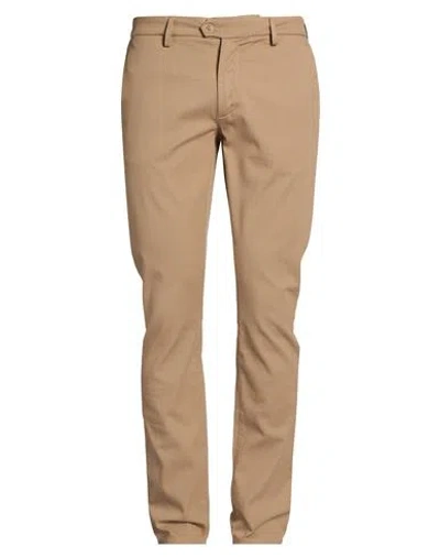 Teleria Zed Man Pants Light Brown Size 35 Cotton, Tencel, Elastane