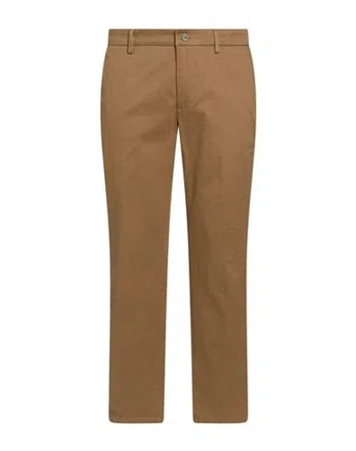 Teleria Zed Man Pants Light Brown Size 36 Cotton, Elastane In Nude