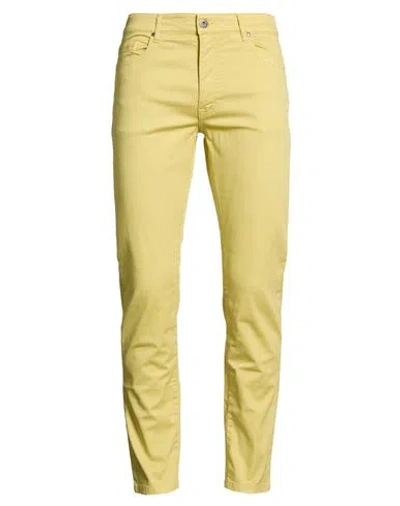 Teleria Zed Man Pants Light Green Size 36 Cotton, Lyocell, Elastane