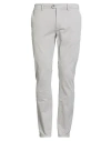 Teleria Zed Man Pants Light Grey Size 31 Cotton, Elastane In Gray