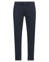 Teleria Zed Man Pants Midnight Blue Size 42 Cotton, Elastane In Blue