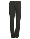 Teleria Zed Man Pants Military Green Size 32 Cotton, Elastane In Green